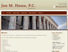 Tablet Screenshot of jmhesselaw.com